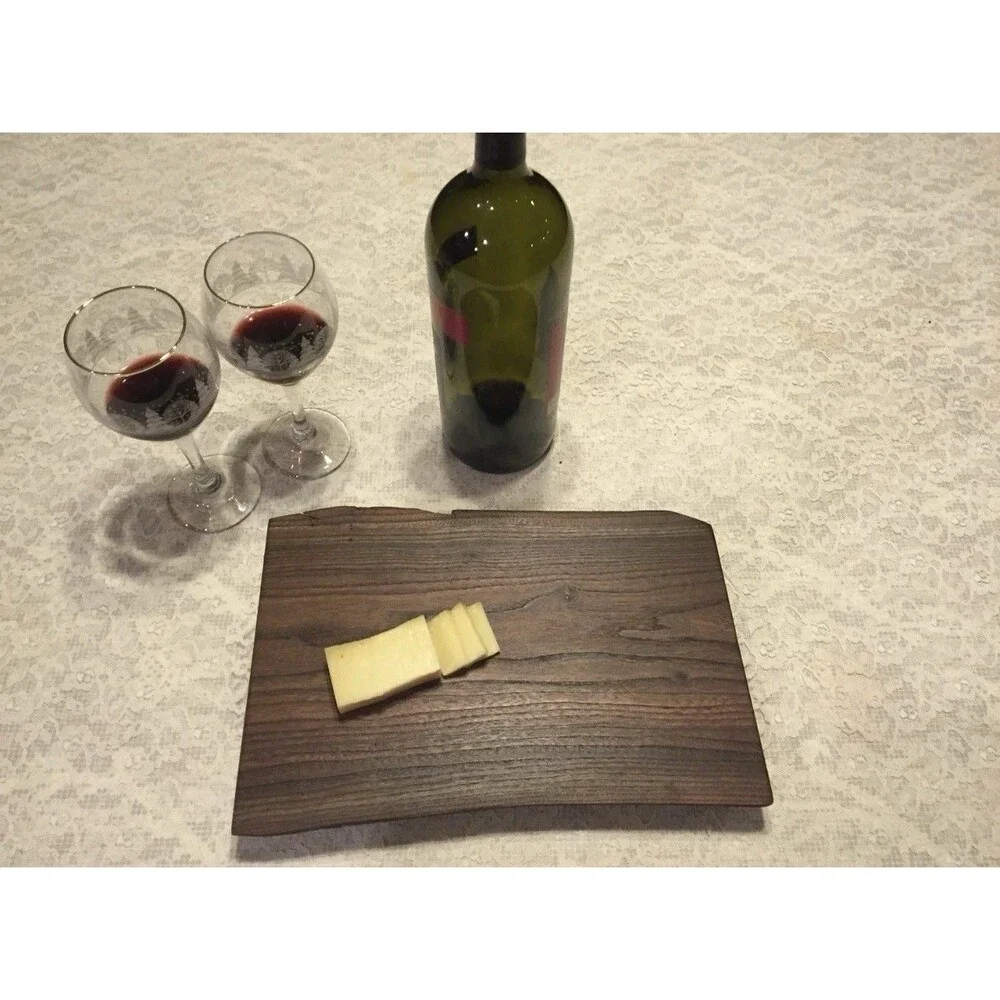 Handmade Oak Custom Engraved (cheese) Cutting Board New Albany Club Stamp